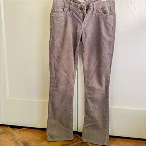 Delias corduroy tan flare pants